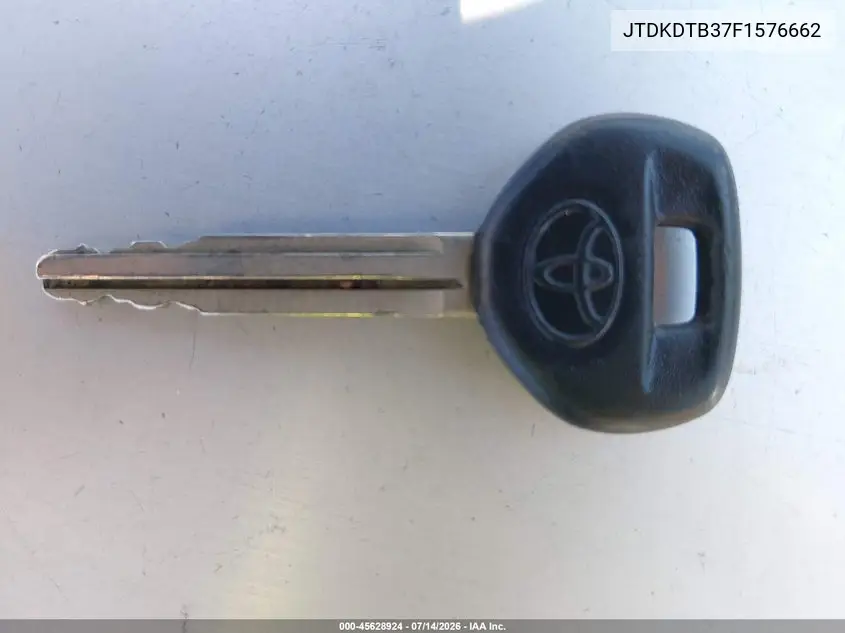 2015 Toyota Prius C One VIN: JTDKDTB37F1576662 Lot: 45628924