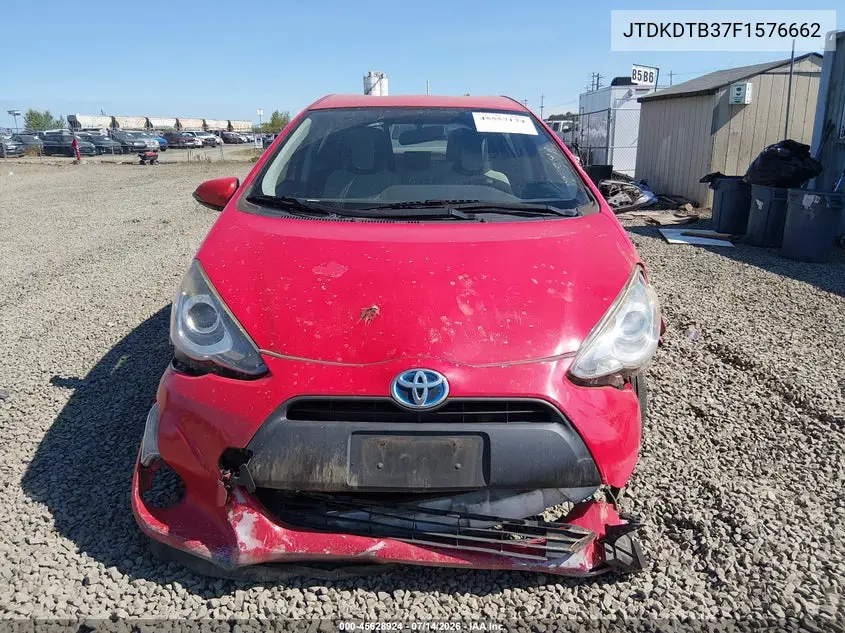 2015 Toyota Prius C One VIN: JTDKDTB37F1576662 Lot: 45628924