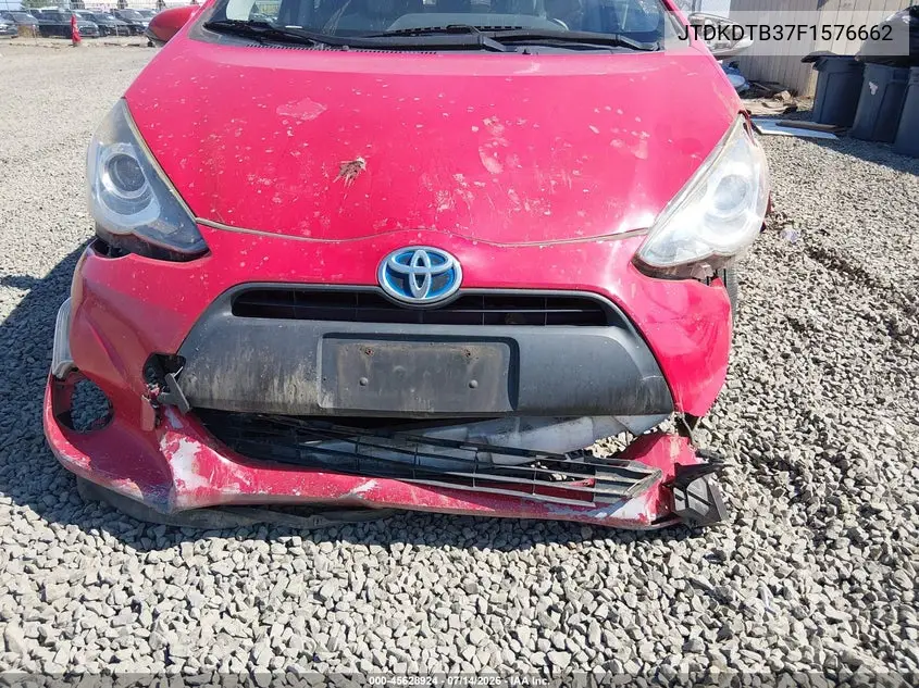 2015 Toyota Prius C One VIN: JTDKDTB37F1576662 Lot: 45628924
