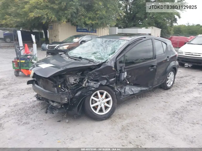 2016 Toyota Prius C Four VIN: JTDKDTB38G1129825 Lot: 45378185