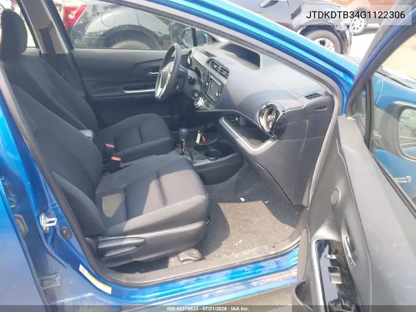 2016 Toyota Prius C Two VIN: JTDKDTB34G1122306 Lot: 45378533