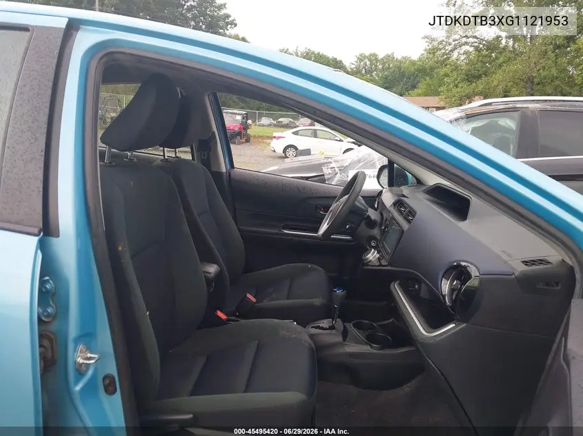 2016 Toyota Prius C Two VIN: JTDKDTB3XG1121953 Lot: 45495420
