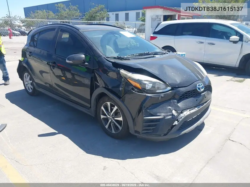 2018 Toyota Prius C One VIN: JTDKDTB38J1615137 Lot: 45438529