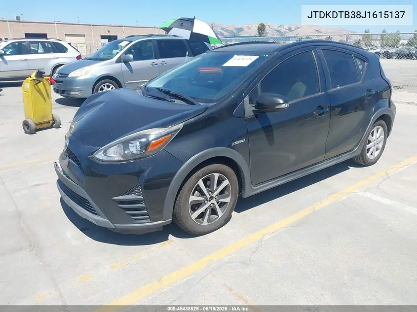 2018 Toyota Prius C One VIN: JTDKDTB38J1615137 Lot: 45438529