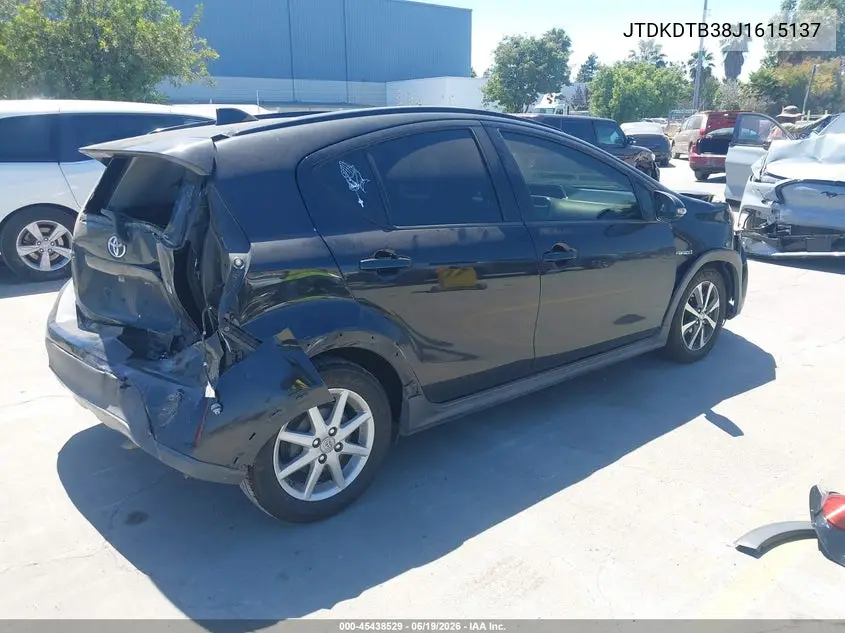 2018 Toyota Prius C One VIN: JTDKDTB38J1615137 Lot: 45438529