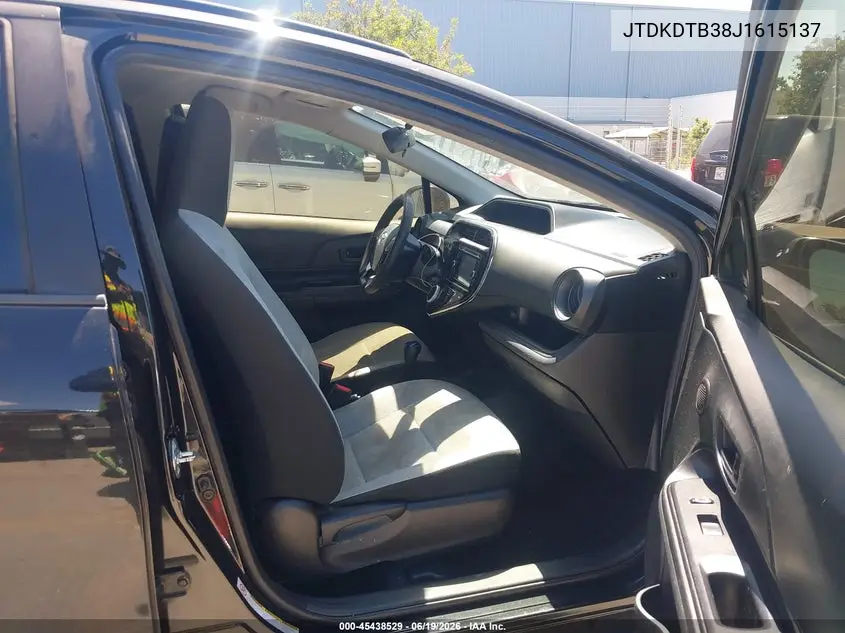 2018 Toyota Prius C One VIN: JTDKDTB38J1615137 Lot: 45438529