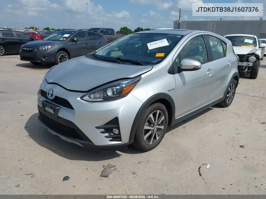 2018 Toyota Prius C Four VIN: JTDKDTB38J1607376 Lot: 45497335