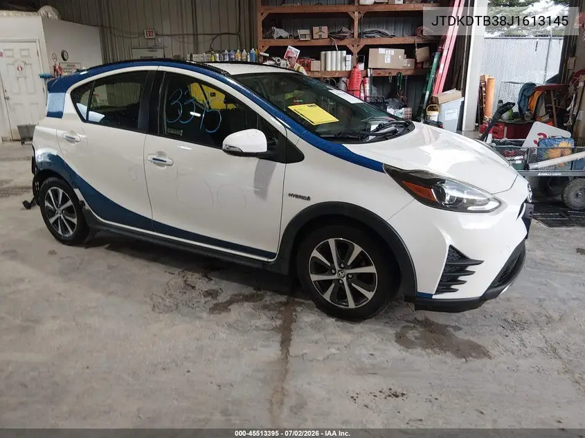 2018 Toyota Prius C Two VIN: JTDKDTB38J1613145 Lot: 45513395