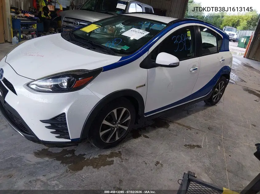 2018 Toyota Prius C Two VIN: JTDKDTB38J1613145 Lot: 45513395