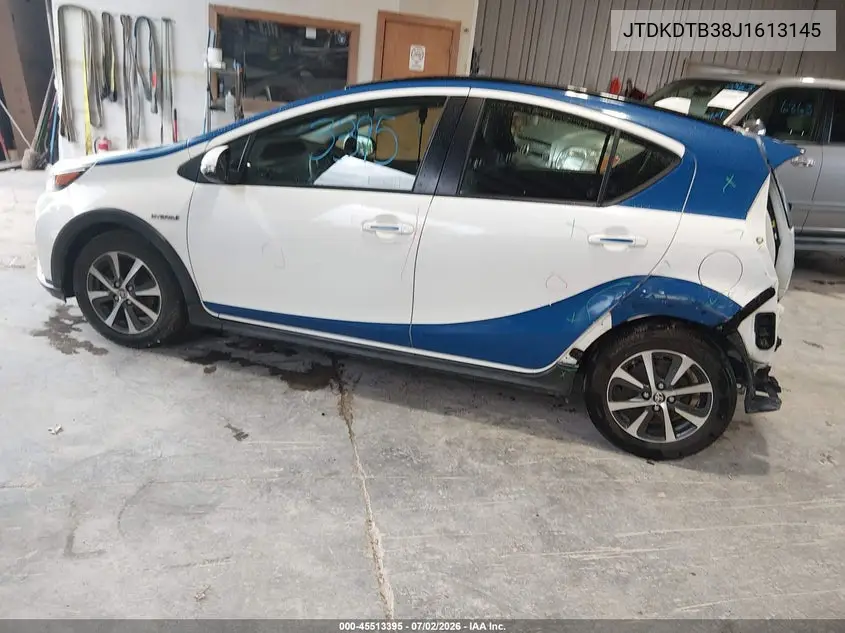 2018 Toyota Prius C Two VIN: JTDKDTB38J1613145 Lot: 45513395