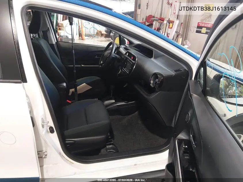2018 Toyota Prius C Two VIN: JTDKDTB38J1613145 Lot: 45513395