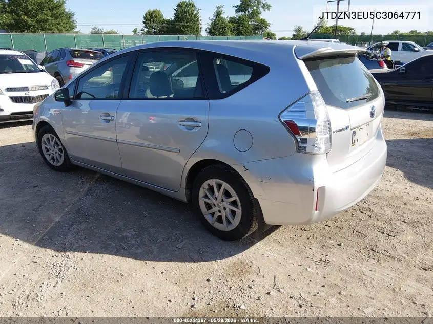 2012 Toyota Prius V Two VIN: JTDZN3EU5C3064771 Lot: 45244367