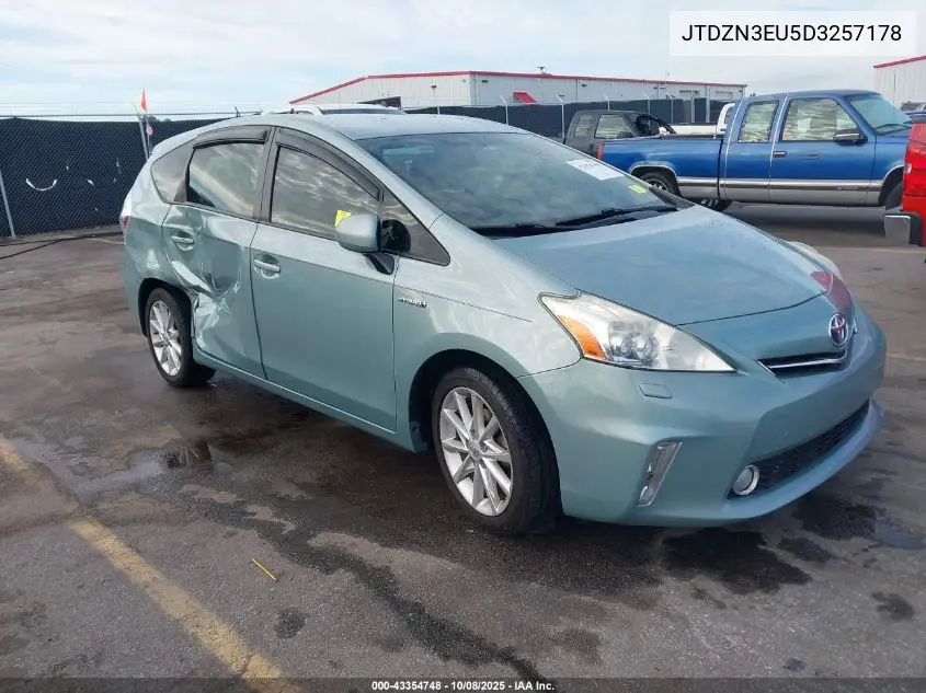 JTDZN3EU5D3257178 2013 Toyota Prius V Five