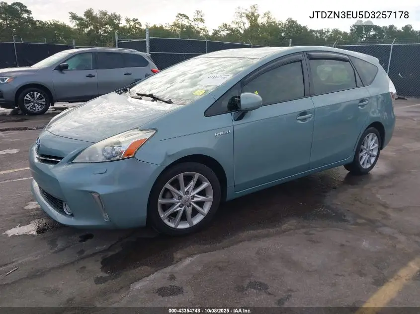 JTDZN3EU5D3257178 2013 Toyota Prius V Five