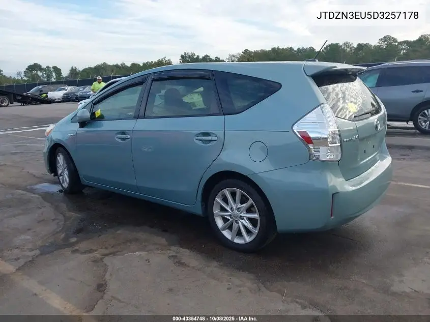 JTDZN3EU5D3257178 2013 Toyota Prius V Five