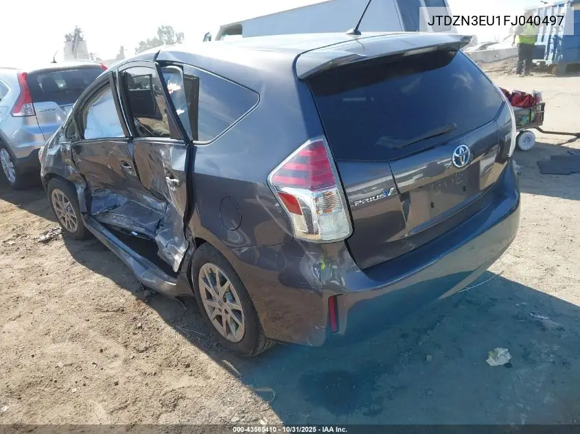 JTDZN3EU1FJ040497 2015 Toyota Prius V Two
