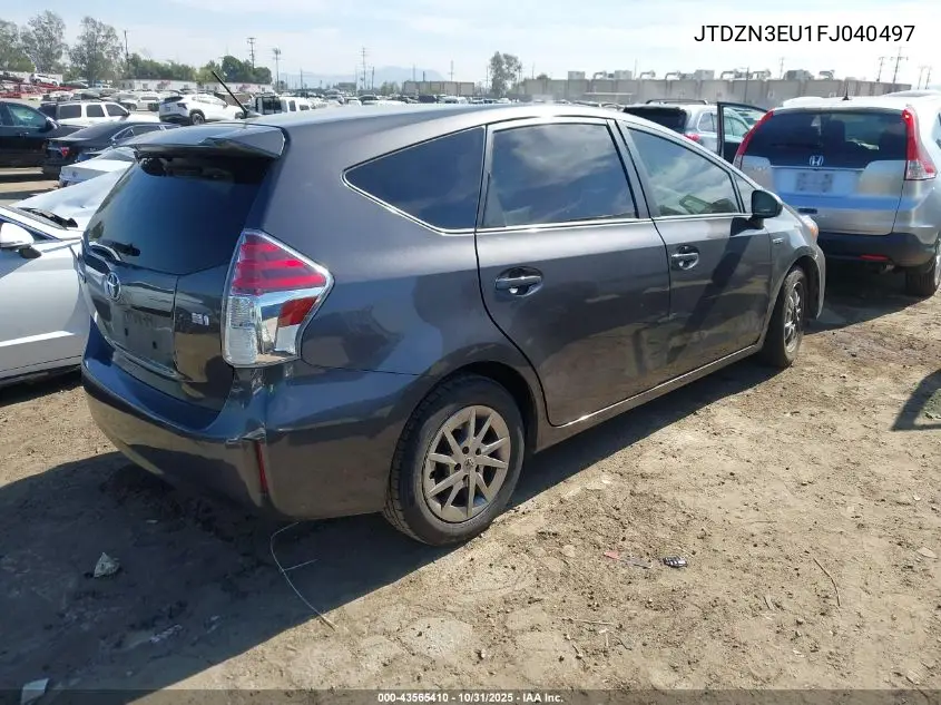 JTDZN3EU1FJ040497 2015 Toyota Prius V Two