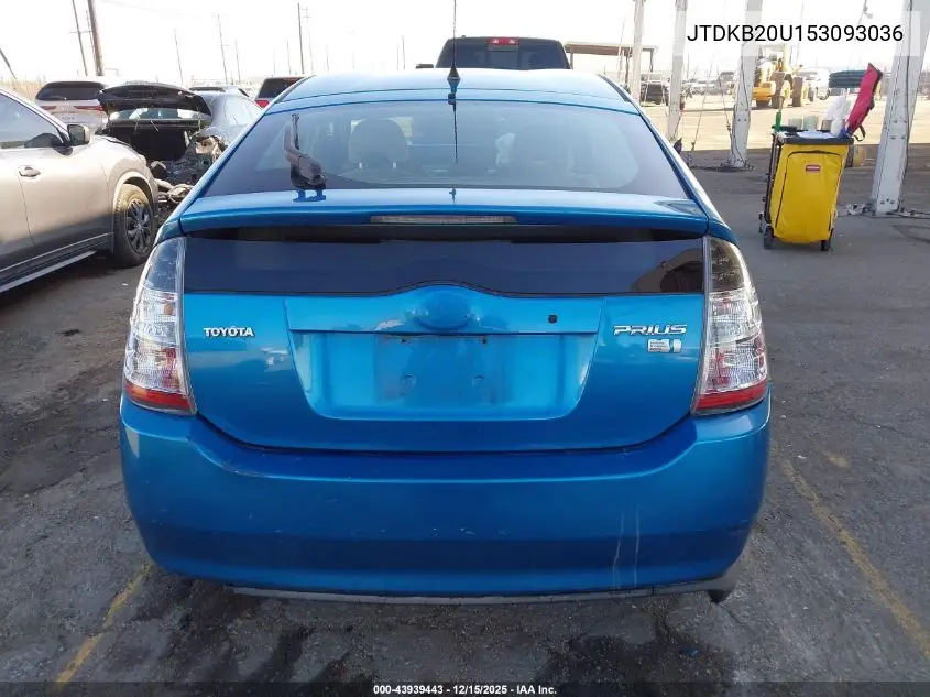 JTDKB20U153093036 2005 Toyota Prius