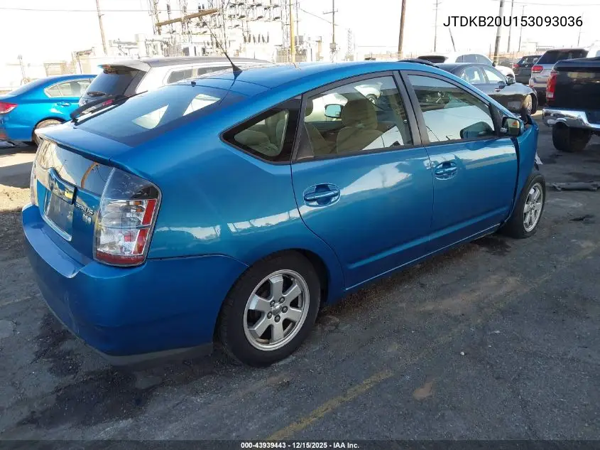JTDKB20U153093036 2005 Toyota Prius