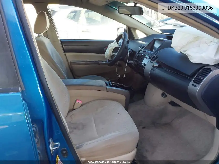 JTDKB20U153093036 2005 Toyota Prius