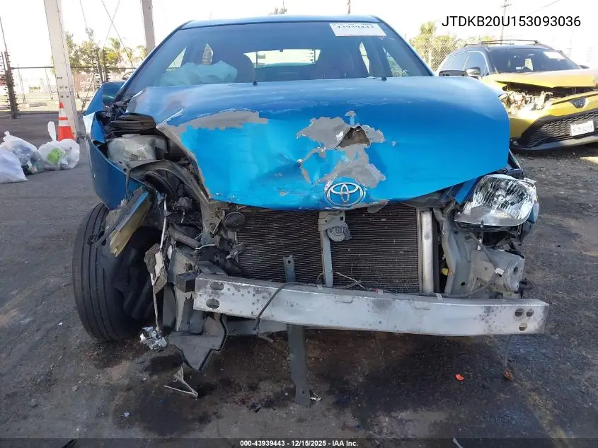 JTDKB20U153093036 2005 Toyota Prius