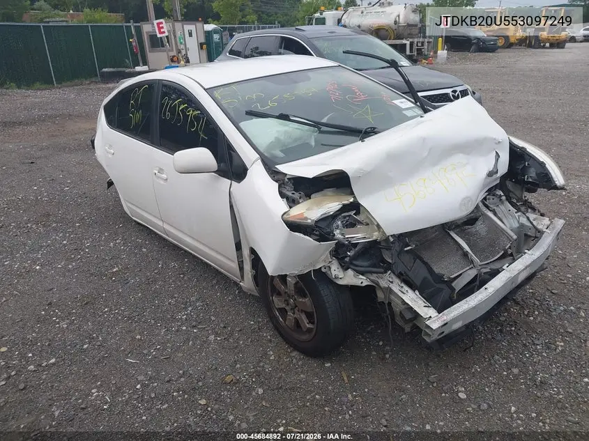 2005 Toyota Prius VIN: JTDKB20U553097249 Lot: 45684892