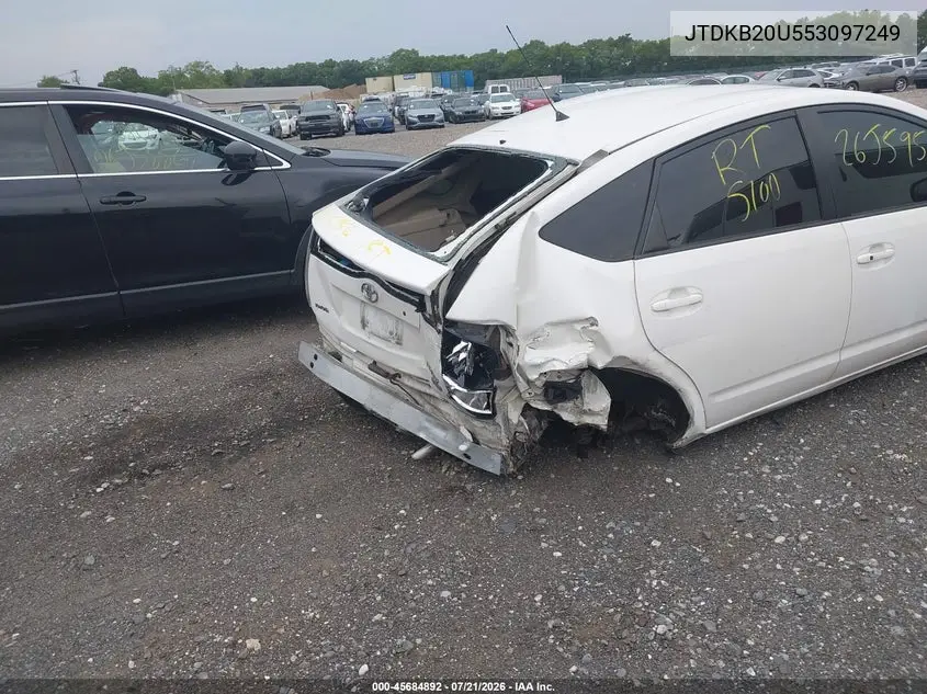 2005 Toyota Prius VIN: JTDKB20U553097249 Lot: 45684892