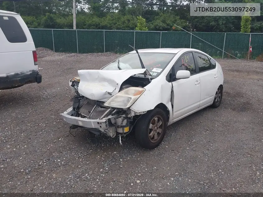 2005 Toyota Prius VIN: JTDKB20U553097249 Lot: 45684892