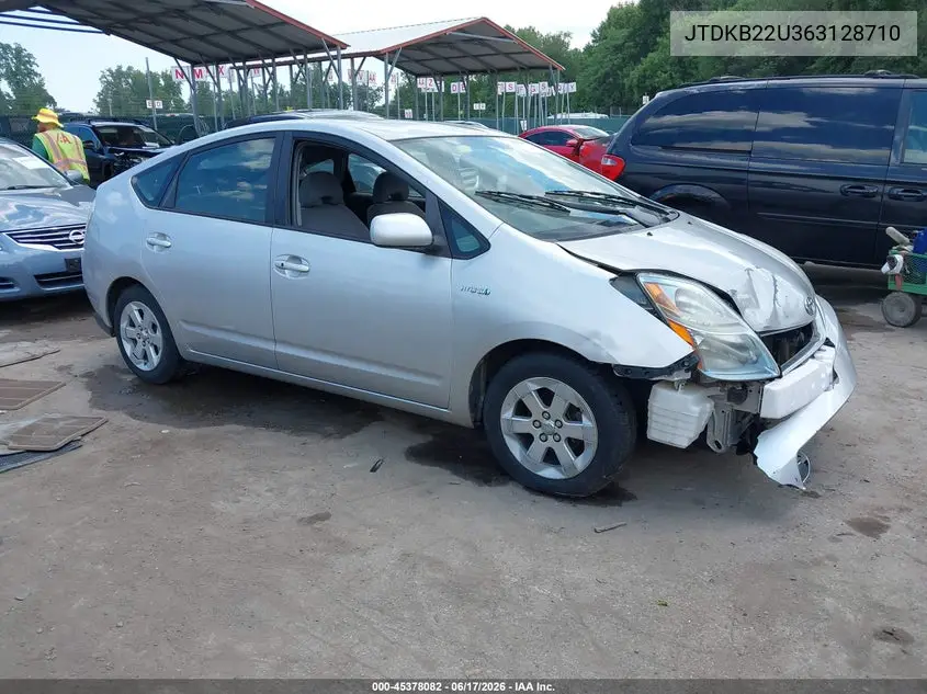 2006 Toyota Prius VIN: JTDKB22U363128710 Lot: 45378082