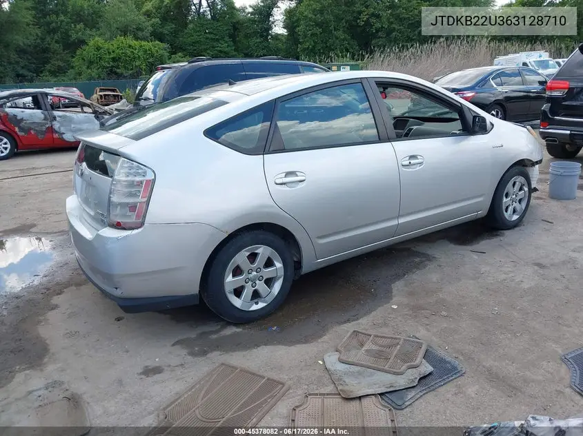 2006 Toyota Prius VIN: JTDKB22U363128710 Lot: 45378082