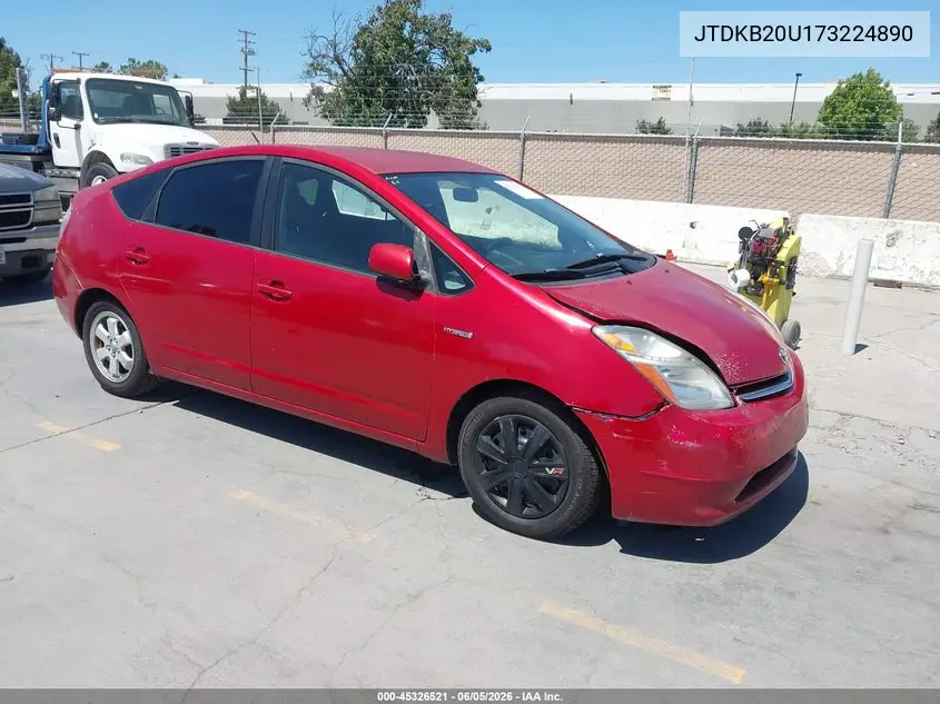 JTDKB20U173224890 2007 Toyota Prius