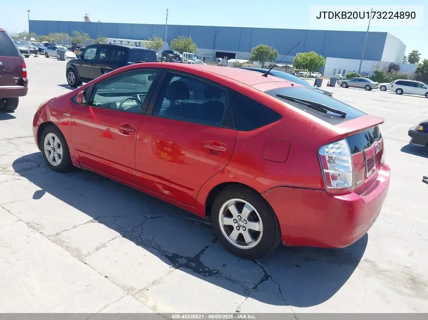 JTDKB20U173224890 2007 Toyota Prius