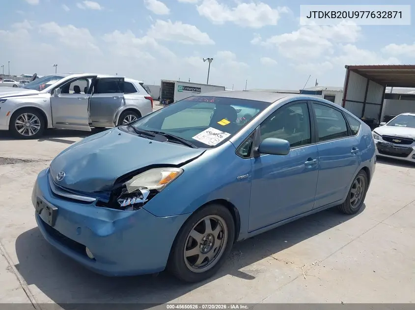 2007 Toyota Prius Touring VIN: JTDKB20U977632871 Lot: 45650526