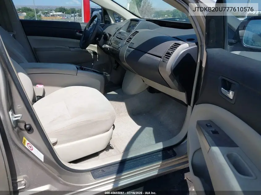 JTDKB20U777610576 2007 Toyota Prius