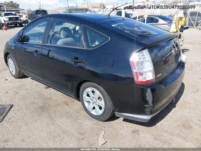 2007 Toyota Prius VIN: JTDKB20U473280399 Lot: 45667752
