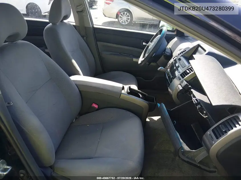 2007 Toyota Prius VIN: JTDKB20U473280399 Lot: 45667752