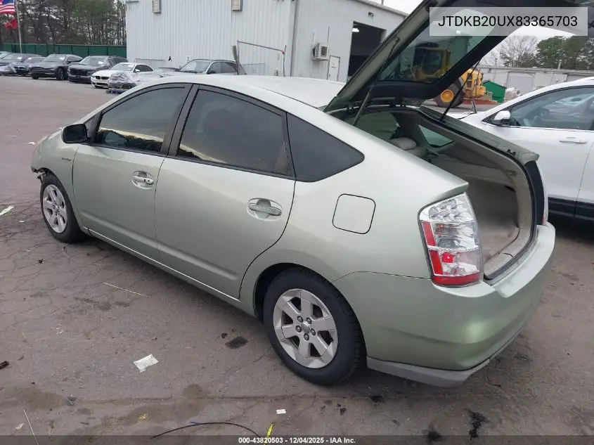 JTDKB20UX83365703 2008 Toyota Prius
