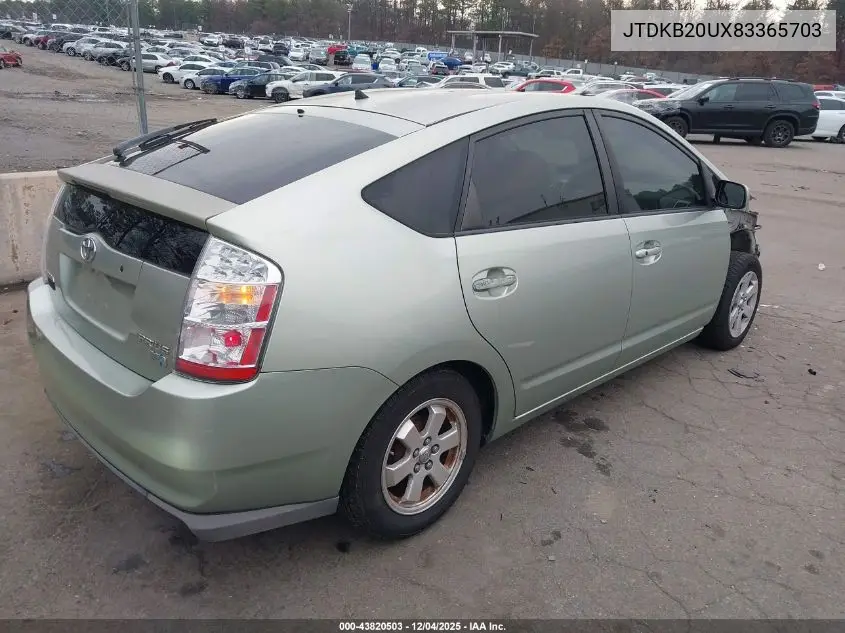 JTDKB20UX83365703 2008 Toyota Prius
