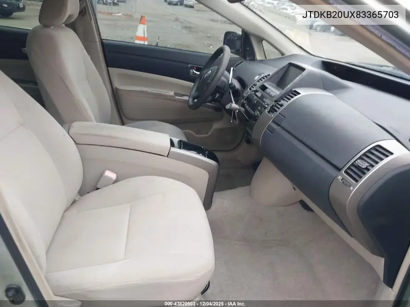 JTDKB20UX83365703 2008 Toyota Prius