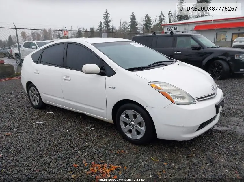 JTDKB20UX87776267 2008 Toyota Prius