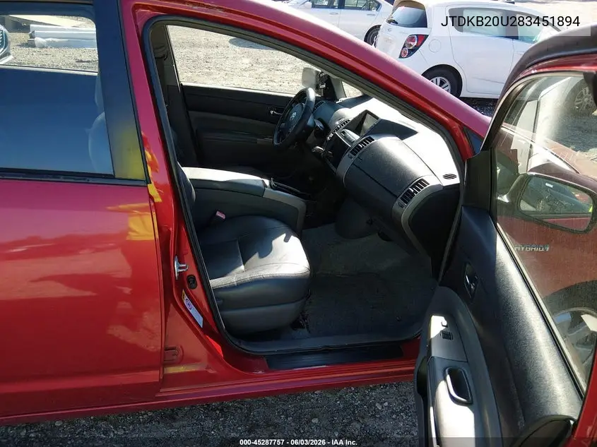 JTDKB20U283451894 2008 Toyota Prius