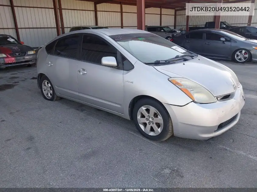 JTDKB20U493520442 2009 Toyota Prius