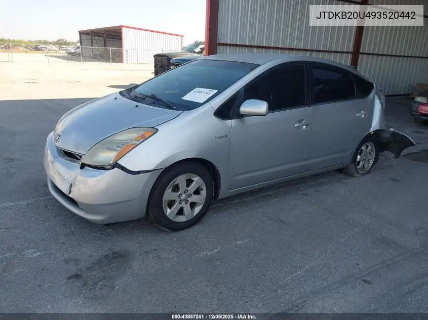 JTDKB20U493520442 2009 Toyota Prius