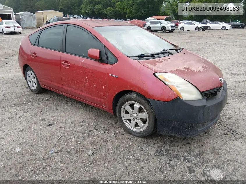 2009 Toyota Prius VIN: JTDKB20U093498083 Lot: 45339387