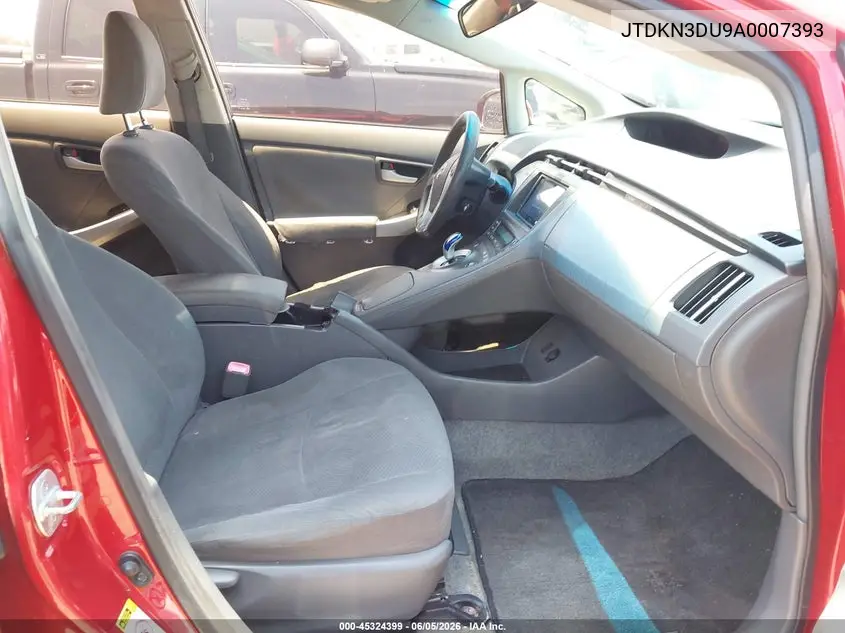JTDKN3DU9A0007393 2010 Toyota Prius Iii