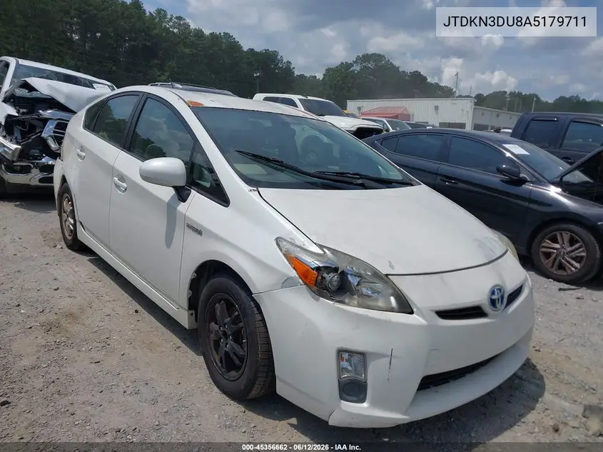2010 Toyota Prius Iii VIN: JTDKN3DU8A5179711 Lot: 45356662
