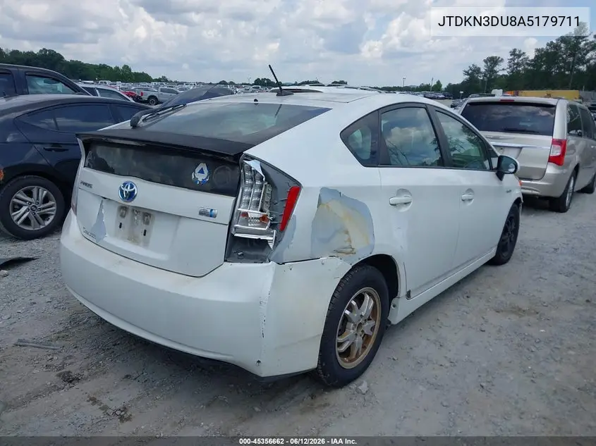 2010 Toyota Prius Iii VIN: JTDKN3DU8A5179711 Lot: 45356662