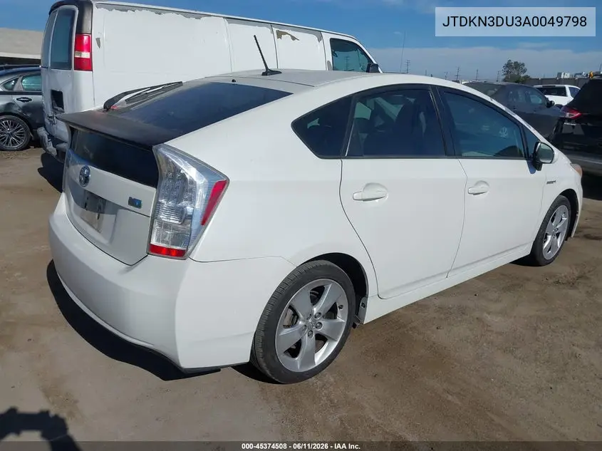 2010 Toyota Prius V VIN: JTDKN3DU3A0049798 Lot: 45374508