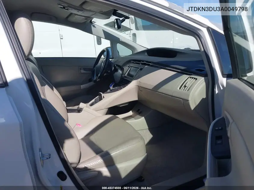 2010 Toyota Prius V VIN: JTDKN3DU3A0049798 Lot: 45374508