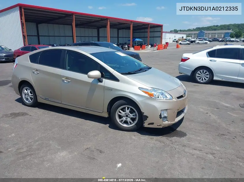 2010 Toyota Prius Ii VIN: JTDKN3DU1A0212335 Lot: 45614815